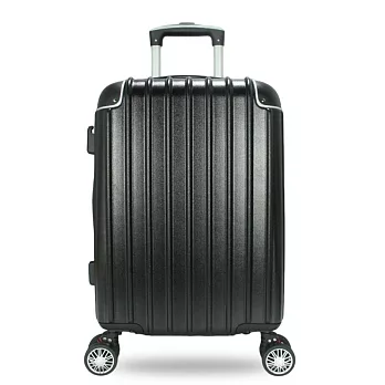 DF travel - 聖彼得系列TSA海關密碼鎖避震輪20吋行李箱-共4色 黑色