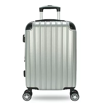 DF travel - 聖彼得系列TSA海關密碼鎖避震輪28吋行李箱-共4色 銀色