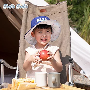 【Brille Brille】UPF50+經典涼感兒童雙面防曬帽 - 3款可選 麻吉熊熊