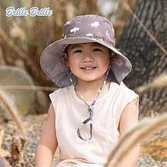 【Brille Brille】魟魚系列 頸部防護 兒童防曬帽 (加長型) ─ 5款可選 荒原歷險記
