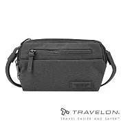 【Travelon 美國防盜包】METRO肩背/腰包兩用休閒旅遊包TL-43416 灰