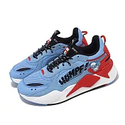 Puma x The Smurfs 休閒鞋 RS-X 男鞋 女鞋 藍紅 藍色小精靈 聯名 拼接 運動鞋 39353301