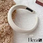 【Hera 赫拉】奶茶色系海綿高顱頂髮箍 H112103103 白色