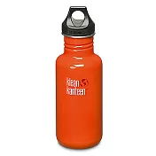 美國Klean Kanteen經典不鏽鋼冷水瓶532ml-火燄橘