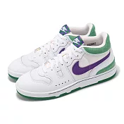 Nike 休閒鞋 Attack Wimbledon 男鞋 白 紫 綠 復古 棋盤格 FZ2097-101