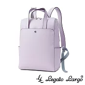 Legato Largo 驚異的輕量化 小法式簡約百搭 13吋筆電後背包- 薰衣草紫