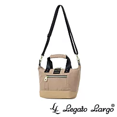 Legato Largo Lieto 2WAY 緞面光感兩用手提斜背兩用托特包─ 米色