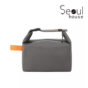 Seoul house 可折疊大容量保溫保冷袋-便當袋  灰色