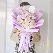 【Floral M】Love Mom夢幻紫康乃馨擴香花束（贈送5ml香氛油）