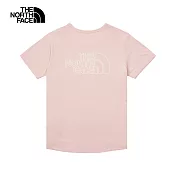 The North Face W SUN CHASE LOGO SS TEE - AP 女短袖上衣-粉-NF0A87VNLK6 S 粉紅色