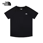 The North Face W REAXION S/S TEE 2.0 - AP 女短袖上衣-黑-NF0A8825JK3 XL 黑色