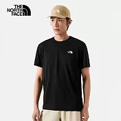 The North Face M REAXION S/S TEE 2.0 - AP 男短袖上衣-黑-NF0A8826JK3 S 黑色