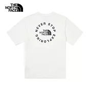 The North Face M ELBIO GRAPHIC SS TEE - AP 男短袖上衣-白-NF0A88GCFN4 L 白色
