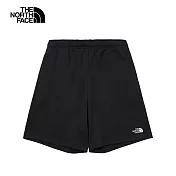 The North Face M SMALL LOGO FT SHORTS - AP 男短褲-黑-NF0A88GDJK3 S 黑色