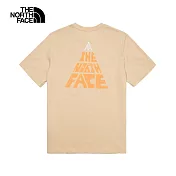 The North Face M CLIMB MOUNTAIN SS TEE - AP 男短袖上衣-卡其-NF0A88GU3X4 3XL 卡其