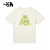 The North Face M CLIMB MOUNTAIN SS TEE - AP 男短袖上衣-米白-NF0A88GUQLI 3XL 白色