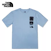 The North Face U MFO S/S 1966 GRAPHIC TEE - AP 男女短袖上衣-藍-NF0A8AUYQEO M 藍色