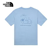 The North Face U MFO CAMPING GRAPHIC S/S TEE - AP 男女短袖上衣-藍-NF0A8AUVQEO 3XL 藍色