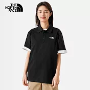 The North Face M MFO S/S COTTON POLO - AP 男女短袖POLO-黑-NF0A8AV3JK3 L 黑色