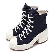 Converse 休閒鞋 Chuck 70 De Luxe Heel 女鞋 藍 白 1970 厚底增高 跟鞋 A07565C