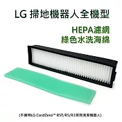 LG 掃地機器人濾網組 HEPA濾網+綠色過濾海棉 (副廠)