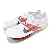 Nike 田徑鞋 Air Zoom Victory EK 男鞋 釘鞋 白 紅 黑 長距離 氣墊 碳板 FJ0668-100