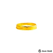 JoveGold漾金飾 情投意合黃金戒指
