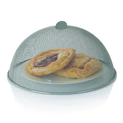 《KELA》金屬圓桌罩(莫藍迪綠35cm) | 菜傘 防蠅罩 防塵罩 蓋菜罩