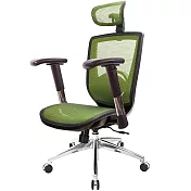 GXG 高背全網 電腦椅 (鋁腳/2D滑面金屬扶手) TW-81X6 LUA6
