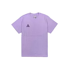 Nike Acg 短袖 淡紫刺繡Logo BQ7343─583 S 淡紫