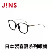 JINS 日本製春夏系列眼鏡(URF-24S-046) 黑色