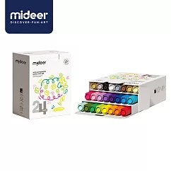 《MiDeer》── 速乾丙烯麥克筆─軟毛頭(24色) ☆