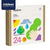《MiDeer》-- 不沾手豌豆蠟筆(24色) ☆