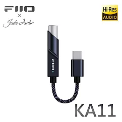 FiiO X Jade Audio KA11 隨身型解碼耳機轉換器 TypeC接頭 ─黑色款