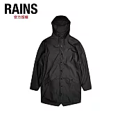 RAINS Long Jacket 經典基本款長版防水外套(12020) Black S