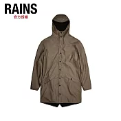 RAINS Long Jacket 經典基本款長版防水外套(12020) Wood S