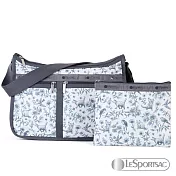 LeSportsac - Standard 雙口袋A4大書包-附化妝包 (貓咪庭院)