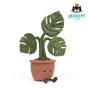 英國 JELLYCAT 43cm 龜背芋盆栽 Amuseable Monstera Plant