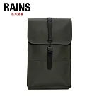 RAINS Backpack 經典防水雙肩背長型背包(12200)  Green