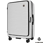 【LAMADA】29吋極簡漫遊系列前開式旅行箱/行李箱(白) 29吋 奶霜白