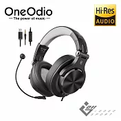 OneOdio A71D 商務電競有線監聽耳機 黑色