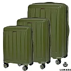 【LAMADA】20+24+28 尊爵流線系列行李箱/旅行箱組(橄欖綠) 其他 橄欖綠