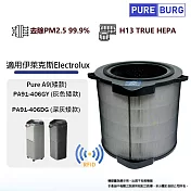 適用Electrolux伊萊克斯Pure A9矮款空氣清淨機PA91-406GY PA91-406DG替換用HEPA濾網