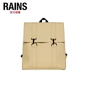 RAINS MSN Bag Mini 經典防水迷你雙扣環後背包(13570) Sand