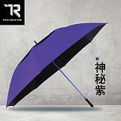【TDN】全球最大自動直傘 挺力巨型無敵傘超大傘面商務傘(防風防曬晴雨傘迎賓傘高爾夫球傘A7648) 神秘紫