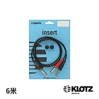 【KLOTZ】AY1 Y-cable 6米 黑 (6.3mm - 2x 6.3mm) 公司貨