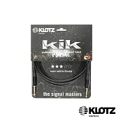 【KLOTZ】KIK 樂器導線 6米 黑 (6.3mm - 6.3mm) 公司貨