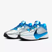 NIKE ZOOM FREAK 5 EP 男籃球鞋-藍銀-DX4996402 US8.5 藍色
