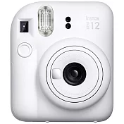 FUJIFILM instax mini 12 拍立得 相機 公司貨+2盒空白底片(20張)- 白色