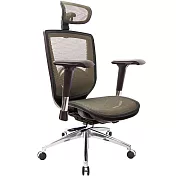 GXG 高背全網 電腦椅 (鋁腳/4D金屬扶手) TW-81Z6 LUA7